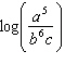 <strong>Which one of the following is the correct expansion of the logarithm expression ?</strong> A) B) C) D) E)