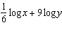 <strong>Which one of the following is the correct combination of the logarithm in simplified form?</strong> A) B) C) D) E)