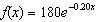 <strong>Using the graph below determine which one of the following exponential functions models the graph. </strong> A) B) C) D) E)