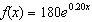 <strong>Using the graph below determine which one of the following exponential functions models the graph. </strong> A) B) C) D) E)