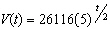 <strong>On August 21 2009 the World Health Organization announced its prediction that the number of new cases of H1N1 (swine flu) virus would double every 5 days for several months. As of July 27 2009 the number of new cases was 26116. Which one of the following exponential functions model the growth of this virus?</strong> A) B) C) D) E)