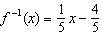 <strong>Find the inverse of .</strong> A) B) C) D) E)