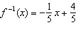 <strong>Find the inverse of .</strong> A) B) C) D) E)