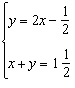 Solve the system of equations using the substitution method.