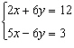 As a first step in solving the system by the method of elimination you multiply the first equation by 2. Your result is . Is this correct?