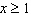 Is the point   in the solution set of   ?