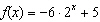 <strong>Which one of the following functions translates the graph of to a new graph g with a reflection about the x -axis a vertical stretch by a factor of 6 and a horizontal shift left 5 units.</strong> A) B) C) D) E)