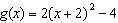 <strong>Find a quadratic function g whose graph is shown below. </strong> A) B) C) D) E)