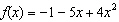 <strong>Find the minimum value and the corresponding x -value at which the minimum occurs for the function .</strong> A) Minimum value of 5 occurs when B) Minimum value of occurs when C) Minimum value of occurs when D) Minimum value of 1 occurs when E) Minimum value of 1 occurs when