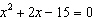 <strong>Solve the equation using the Quadratic Formula.</strong> A) and B) and C) and D) and E) and