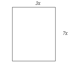 <strong>Find an expression for the area of the rectangle. Simplify the expression. </strong> A) B) C)