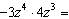Simplify the expression.  