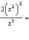 Simplify the expression.  