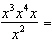 Simplify the expression.  