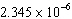 Convert the number from scientific notation to standard form.