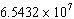 Convert the number from scientific notation to standard form.