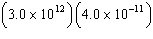 Perform the operation and write the answer in scientific notation.