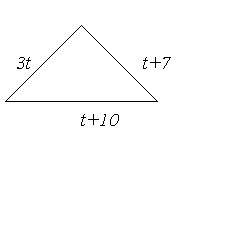 Write a polynomial for the perimeter of the figure.  