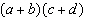 When you use FOIL to multiply the binomials the LAST product is __________.
