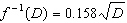 <strong>The stopping distance of a car after the brakes have been applied is directly proportional to the square of the speed . The stopping distance of a car on dry asphalt is given by the function where is measured in mi/h. Which one of the following is the inverse function of ?</strong> A) B) C) D) E)