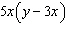 <strong>For the polynomial expression factor out the GCF. </strong> A) B) C)