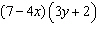 <strong>For the polynomial expression factor out the GCF. </strong> A) B) C)