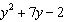 Factor the trinomial. If the trinomial cannot be factored over the integers then write that it is prime.