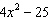 Factor the polynomial expression. If the polynomial cannot be factored write the answer as prime.