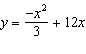 Use the equation to determine whether the parabola opens upward or downward.