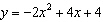 Find the vertex of the given equation and determine whether it is a maximum or minimum point.