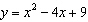Find the vertex of the given equation and determine whether it is a maximum or minimum point.