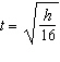 <strong>If a ball is dropped from a height of h feet it takes t seconds to hit the ground which is modeled by the equation . How long will it take the ball to hit the ground when it is dropped from 130 feet? Round to two decimal places if necessary.</strong> A) 2.80 sec B) 0.71 sec C) 2.85 sec D) 8.125 sec
