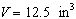 <strong>The length of a side of a cube x and the volume of the cube V are related by the equation . If the cube has volume what is the length of the side x of the cube? Round to two decimal places.</strong> A) 4.17 in B) 2.32 in C) 4.16 in D) 3.54 in