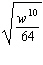Simplify the expression. Assume that the variable has positive values.