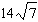 <strong>Find the perimeter of the geometric shape. The length is and the width is . Simplify. </strong> A) 98 B) C) 21 D)