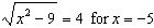 Is the given value of the variable a solution of the radical equation?