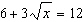 Solve the radical equation.  