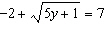 Solve the radical equation.  