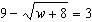 Solve the radical equation.  