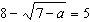 Solve the radical equation.  