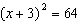 Solve the quadratic equation by using the square root property.