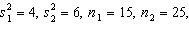 <strong>Given the information: the number of degrees of freedom that should be used in the pooled variance t -test is:</strong> A)40 B)38 C)15 D)25