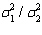 When comparing two population variances, we use the ratio rather than the difference .