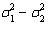 When comparing two population variances, we use the ratio rather than the difference .