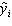 The residual r<sub>i</sub> is defined as the difference between the actual value y<sub>i</sub> and the estimated value .