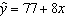 A regression analysis between sales (in $1000)and advertising (in $100)resulted in the following least squares line: . This implies that if advertising is $600, then the predicted amount of sales (in dollars)is $125,000.
