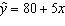 <strong>A regression analysis between sales (in $1,000)and advertising (in $1,000)resulted in the following least squares line: . This implies that:</strong> A)as advertising increases by $1,000, sales increases by $5,000. B)as advertising increases by $1,000, sales increases by $80,000. C)as advertising increases by $5, sales increases by $80. D)None of these choices.