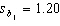 In testing the hypotheses: H <sub>0</sub>: b <sub>1</sub> = 0 vs. H <sub>0</sub>: b <sub>1</sub> ¹ 0, the following statistics are available: , , , , and . The value of the test statistic is: