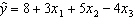<strong>A multiple regression model has the form . As x <sub>3</sub> increases by one unit, with x <sub>1</sub> and x <sub>2</sub> held constant, the y on average is expected to:</strong> A)increase by 1 unit. B)increase by 12 units. C)decrease by 4 units. D)decrease by 16 units.