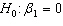   vs.   Rejection region: | t | > t <sub>0.005,19</sub> = 2.861 Test statistic: t = - 2.117 Conclusion: Don't reject the null hypothesis. Cannot claim a linear relationship.